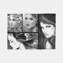 Frauenfantasy-Märchen Fleecedecke