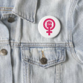 Frauenfaust-Resist-Symbol Button (Beispiel)