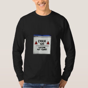 Frauenfehler 404 Kostüm wurde nicht gefunden Codin T-Shirt