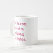 Frauenfehler vs Männerfehler Kaffeetasse (Vorderseite Links)