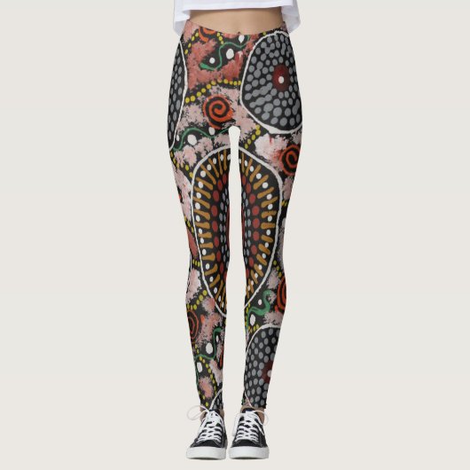 Frauenfeier und Körperpflege von Helen Rubuntja Leggings (Vorderseite)
