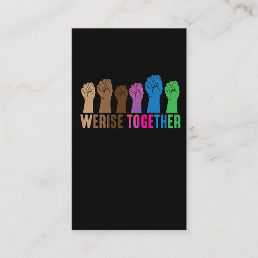 Frauenfeindlichkeit der Gleichberechtigung der Men Visitenkarte (Vorderseite)