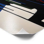 Frauenfeindlichkeit - farbenfrohe Ausdrucksbereits Fotodruck (Ecke)