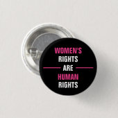 Frauenfeindlichkeit Roe / Wade Button (Vorne & Hinten)