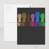 Frauenfeindlichkeit, soziale Gerechtigkeit Postkarte (Vorne/Hinten)