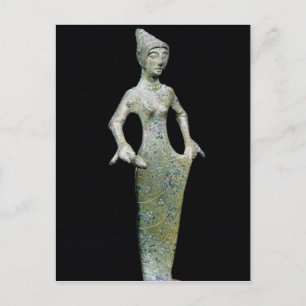 Frauenfigur, möglicherweise Aphrodite Postkarte