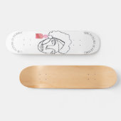 Frauenförderung Die weibliche Zukunft ist weiblich Skateboard (Horizontal)