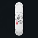 Frauenförderung Die weibliche Zukunft ist weiblich Skateboard<br><div class="desc">Das Kunstwerk für dieses Skateboard stammt von einem original Mixed Media Gemälde,  das ich 2020 kreiert habe. Um das Originalgemälde zu sehen,  folgen Sie mir auf Instagram @AlyMarieArt. Unterstützen Sie Frauen in kleinen Unternehmen,  wenn Sie dieses Skateboard kaufen!</div>