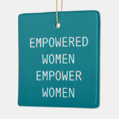 Frauenförderung für Coole RBG Keramikornament (Links)