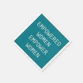 Frauenförderung für Coole RBG Serviette (Ecke)