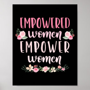 Frauenförderung Motivierend Poster