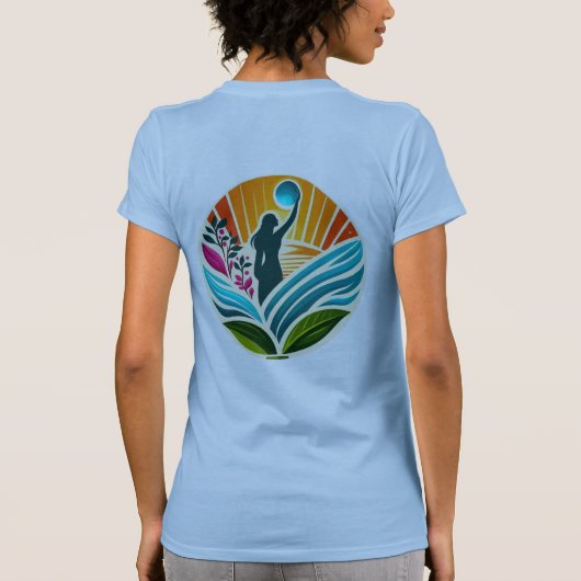 Frauenförderung schlank T-Shirt (Rückseite)