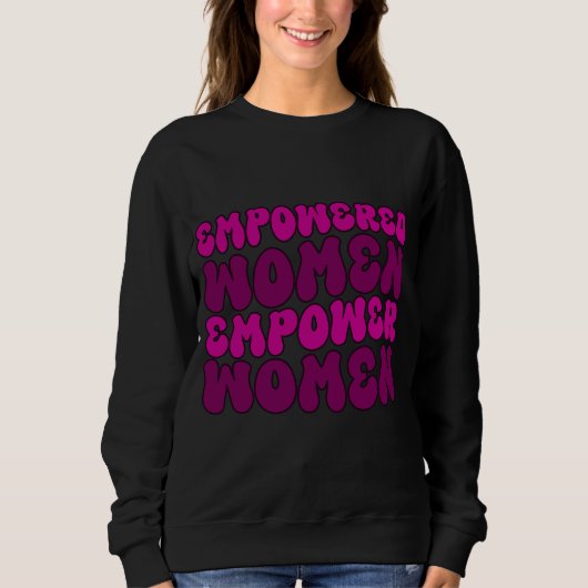 Frauenförderung Sweatshirt (Vorderseite)