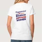 **Frauenförderung - T - Shirt für Frauen** (Rückseite)