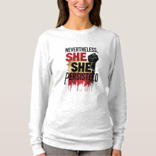 Frauenförderung und weibliches Design T-Shirt