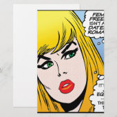 Frauenfreiheit Briefpapier (Vorne/Hinten)