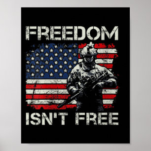 Frauenfreiheit ist nicht - Militärsoldat Veteran Poster