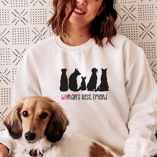 Frauenfreundlich-Hund-Sweatshirt Sweatshirt