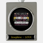 Frauenführer Banner-Ornament Silber (Vorderseite)