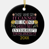 Frauenführer Keramik Ornament (Vorne)