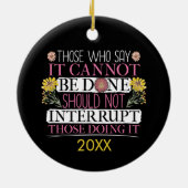 Frauenführer Keramik Ornament (Hinten)