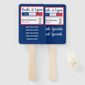 Frauenfußball auf dem Weg zum Lyon-Party Fächer (Vorne und Hinten)