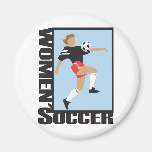 Frauenfußball Magnet (Vorne)