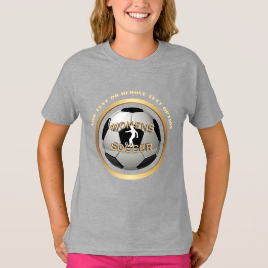 Frauenfußball T-Shirt (Vorderseite)