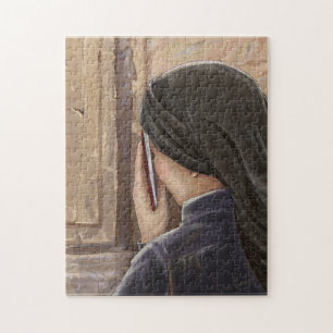 Frauengebet Westliche Mauer Jerusalem Israel Maler Puzzle