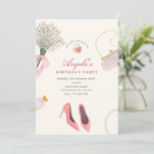 Frauengeburt Einladung (Stehend Vorderseite)