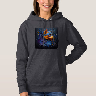 Frauengedecktes Sweatshirt, Artwork 11 Hoodie