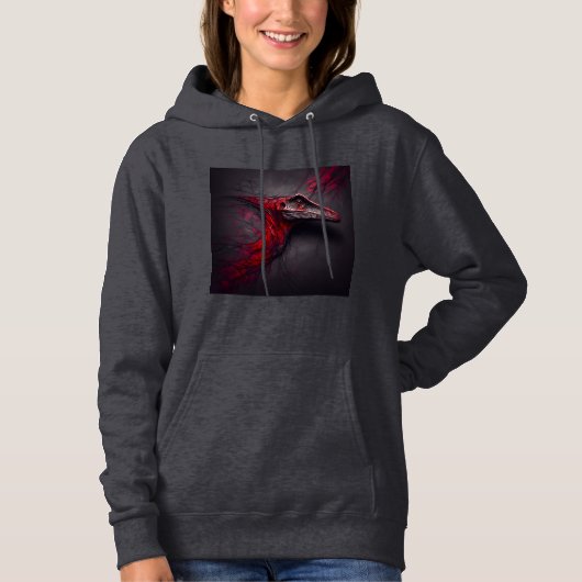 Frauengedecktes Sweatshirt, Artwork 12 Hoodie (Vorderseite)
