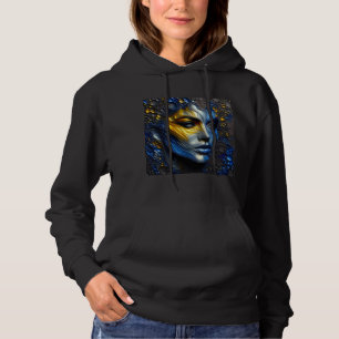 Frauengedecktes Sweatshirt, Artwork 1 Hoodie