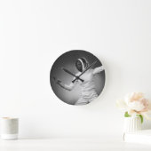 Frauengefahr Runde Wanduhr (Zuhause)