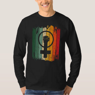 Frauengerechtigkeit Frauenrechte Feministin Vintag T-Shirt