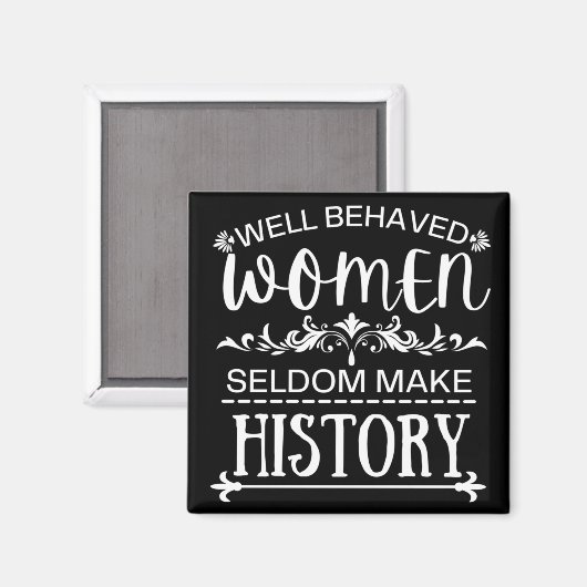 Frauengeschichte Magnet (Vorderseite/Rückseite)