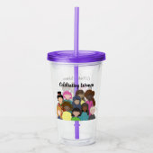 Frauengeschichte Monat Event Akrolic Tumbler Acryltrinkbecher (Vorderseite)