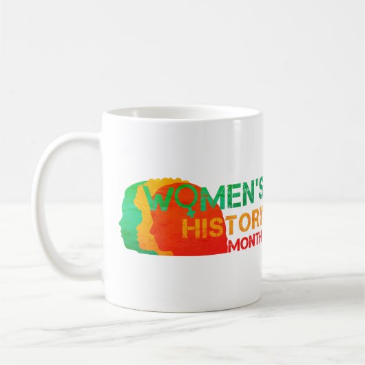 FRAUENGESCHICHTE MONAT KAFFEETASSE (Links)