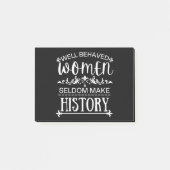 Frauengeschichte Post-it Klebezettel (Vorderseite)