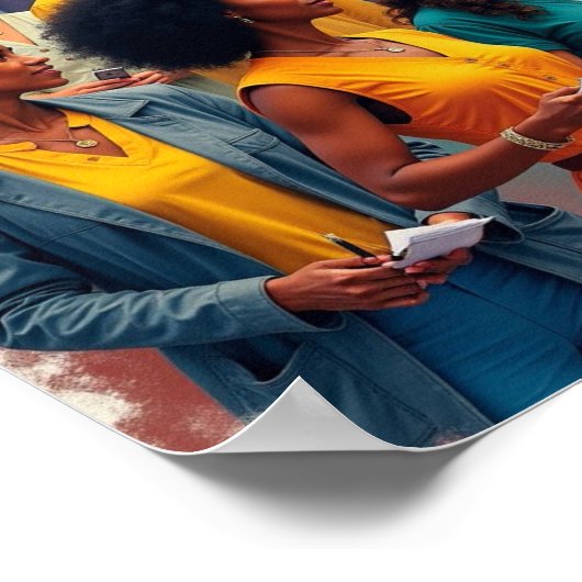 Frauengeschichte Poster (Ecke)