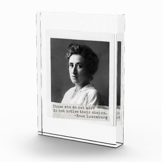 Frauengeschichte: Rosa Luxemburg Zitat zur Freihei Fotoblock (Rechts)