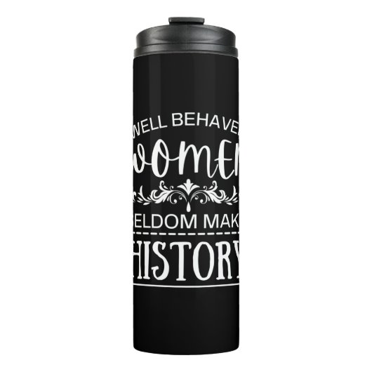 Frauengeschichte Thermosbecher (Vorderseite)