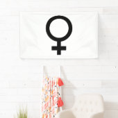 Frauengeschlechtersymbol Banner (Insitu)