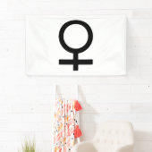 Frauengeschlechtersymbol Banner (Insitu)