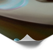 Frauengesicht | AI Generated Artwork Poster (Ecke)