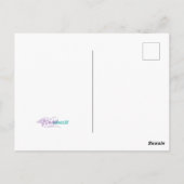 Frauengesicht in der surreal zeichnend Kunst aus W Postkarte (Rückseite)