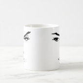 Frauengesicht Kaffeetasse (Mittel)