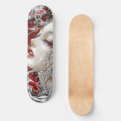 Frauengesicht Skateboard (Vorderseite)