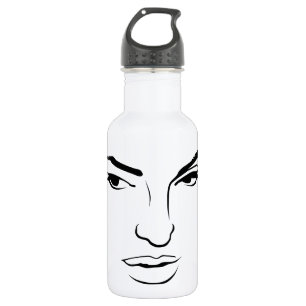 Frauengesicht Trinkflasche