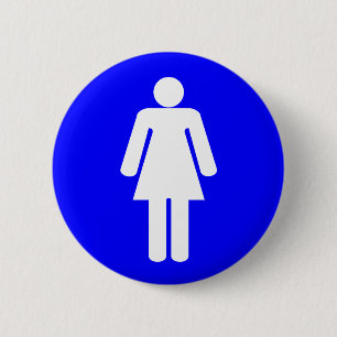 Frauengestalt Button